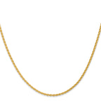 14k 1.75mm Parisian Wheat with Lobster Clasp Chain