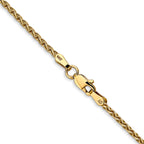 14k 1.75mm Parisian Wheat with Lobster Clasp Chain