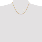 14k 1.75mm Parisian Wheat with Lobster Clasp Chain