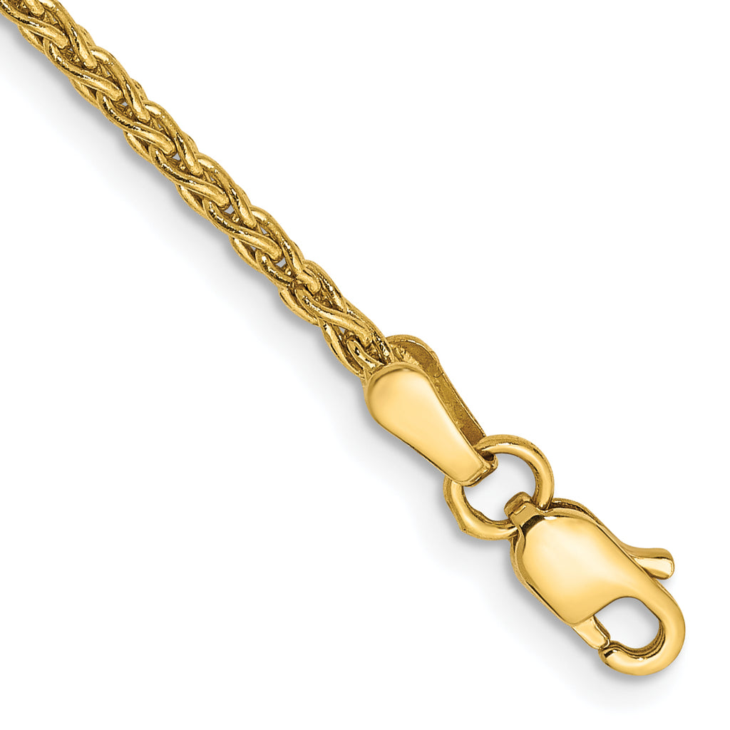 14k 1.75mm Parisian Wheat with Lobster Clasp Chain