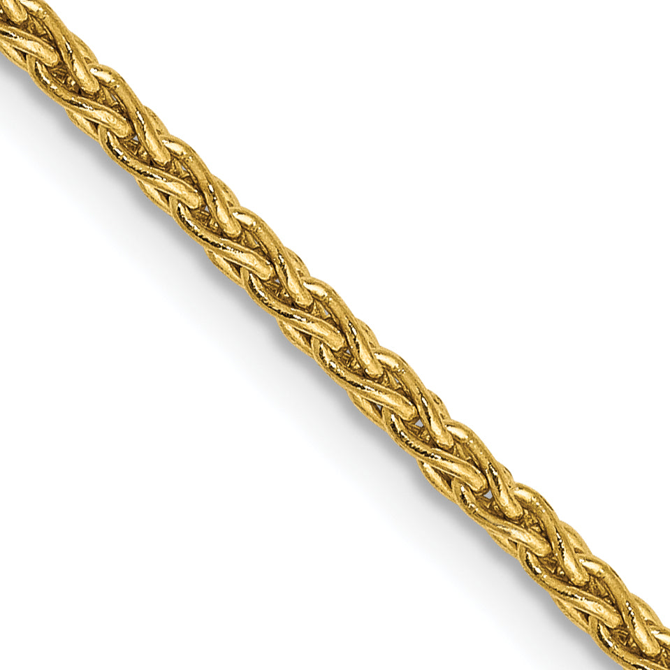 14k 1.75mm Parisian Wheat with Lobster Clasp Chain