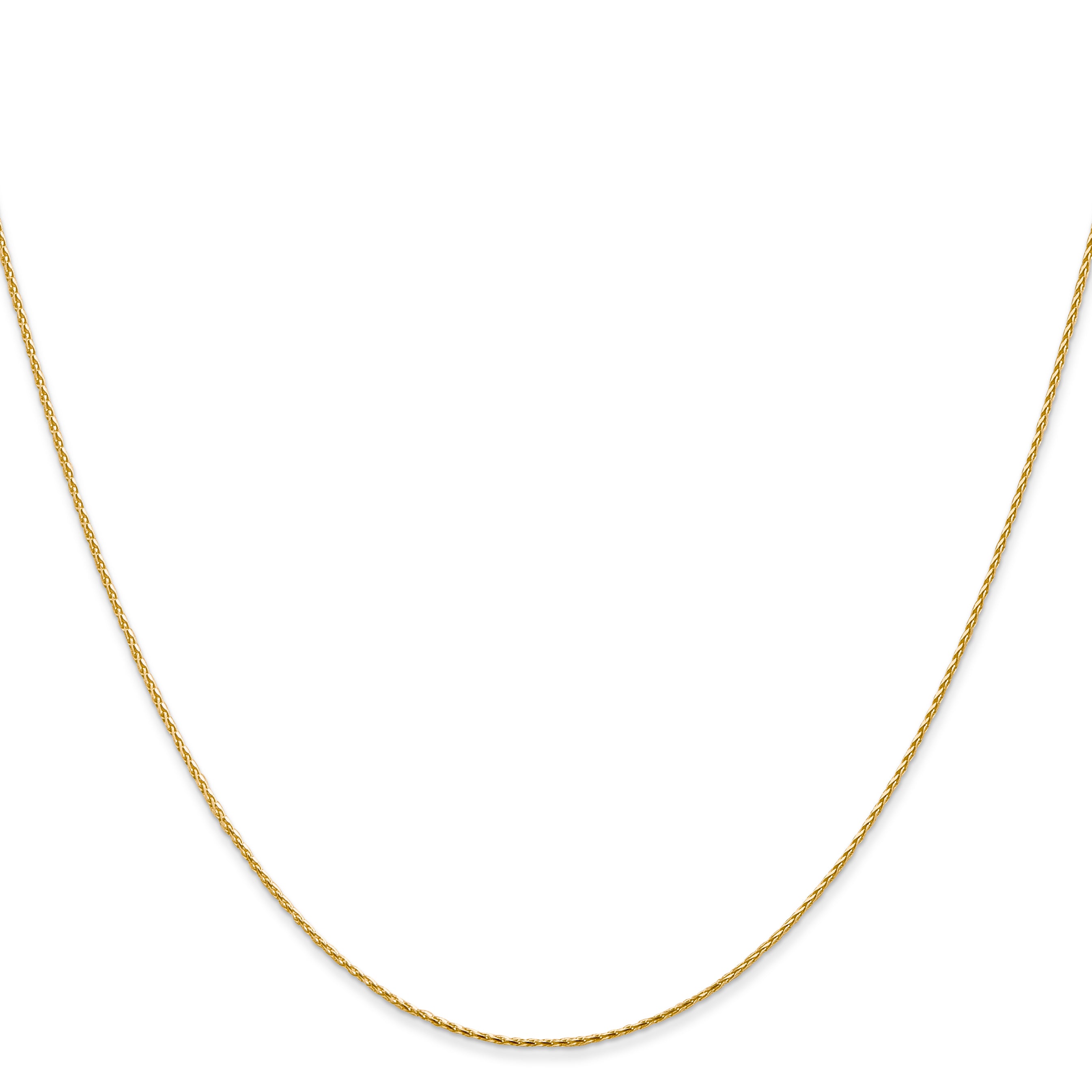 Diamond-Cut Parisian Wheat Chain in 14K Yellow Gold Secondary image