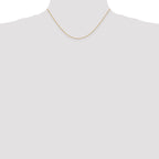 14K .8mm Diamond-Cut Parisian Wheat with Lobster Clasp Chain