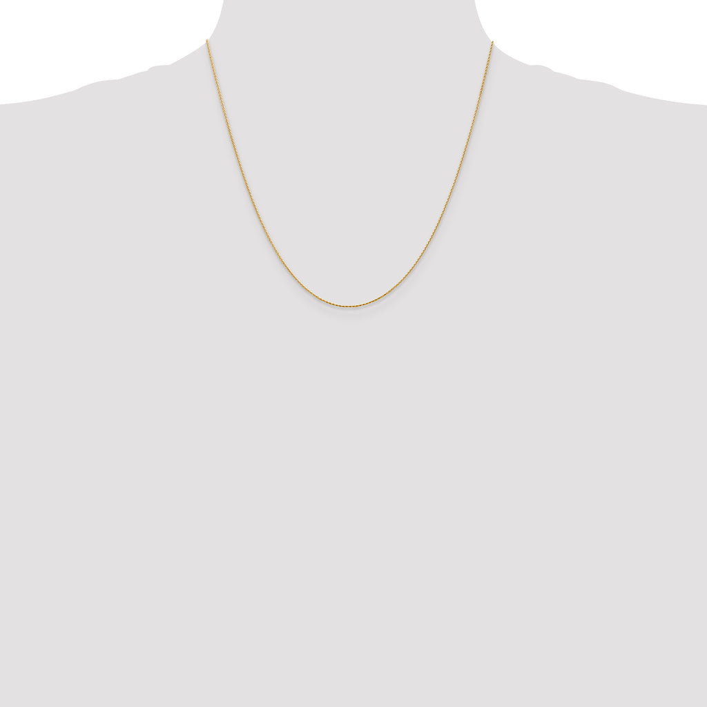 14K .8mm Diamond-Cut Parisian Wheat with Lobster Clasp Chain