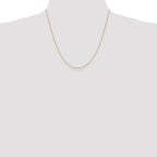 14K .8mm Diamond-Cut Parisian Wheat with Lobster Clasp Chain