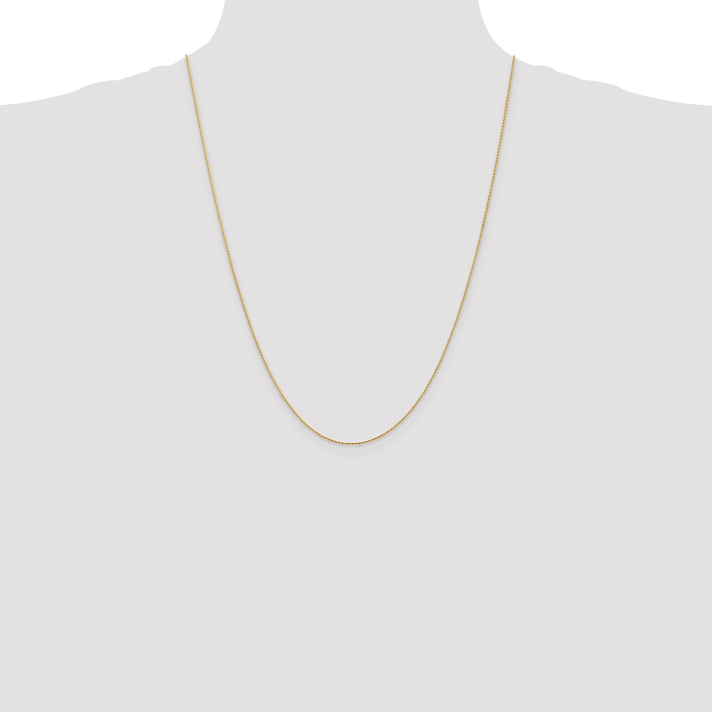 14K .8mm Diamond-Cut Parisian Wheat with Lobster Clasp Chain
