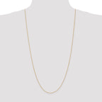 14K .8mm Diamond-Cut Parisian Wheat with Lobster Clasp Chain