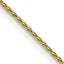 14K .8mm Diamond-Cut Parisian Wheat with Lobster Clasp Chain