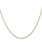 14K 24 inch 1.15mm Rolo with Lobster Clasp Pendant Chain