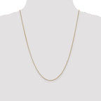 14K 24 inch 1.15mm Rolo with Lobster Clasp Pendant Chain