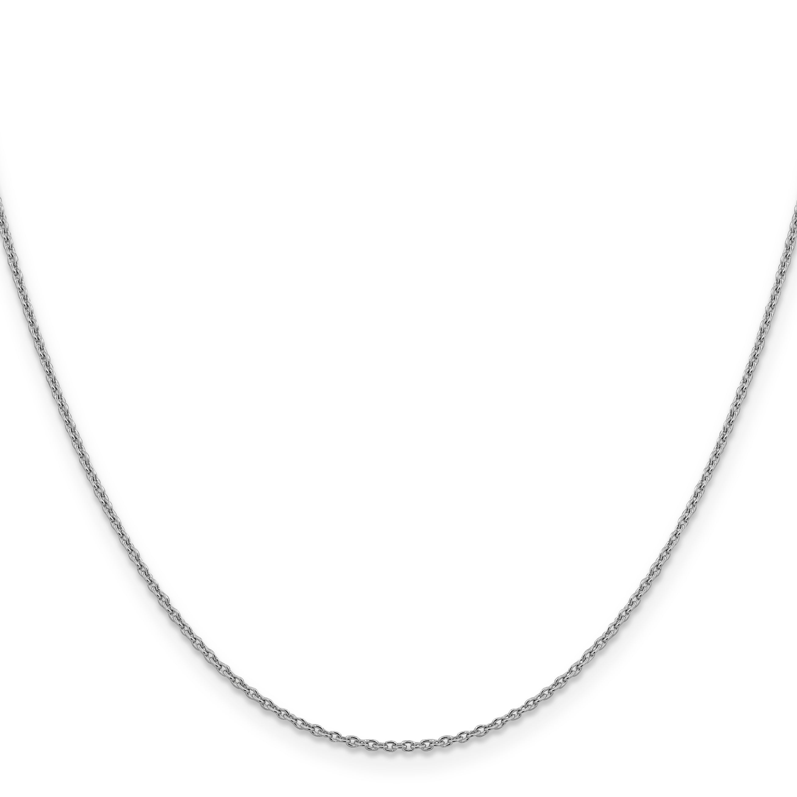 Forzantine Cable Chain in 14K White Gold, 1.4mm Secondary image