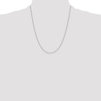 14K 1.4mm Forzantine Cable with Lobster Clasp Chain