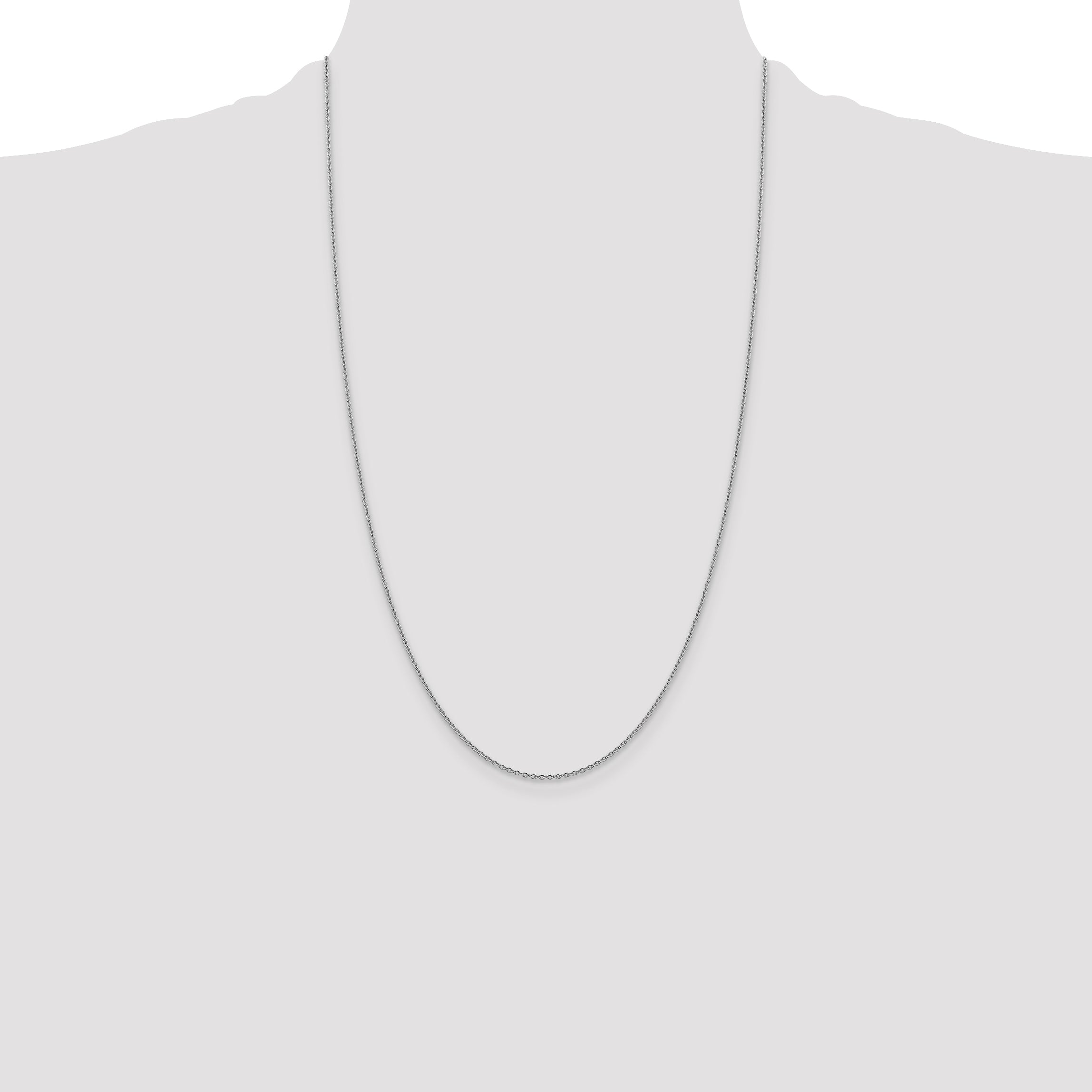 14K 26 inch 1.4mm Forzantine Cable with Lobster Clasp Chain