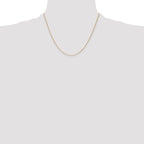 14k 1.2mm Diamond-Cut Cable Chain