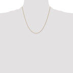 14k 1.2mm Diamond-Cut Cable Chain