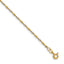 14K Yellow Gold Singapore Chain Necklace 1.4mm