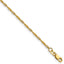 14K Yellow Gold Singapore Chain Necklace 1.65mm