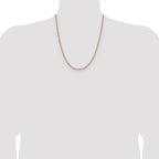 14K Yellow Gold Singapore Chain Necklace 1.9mm