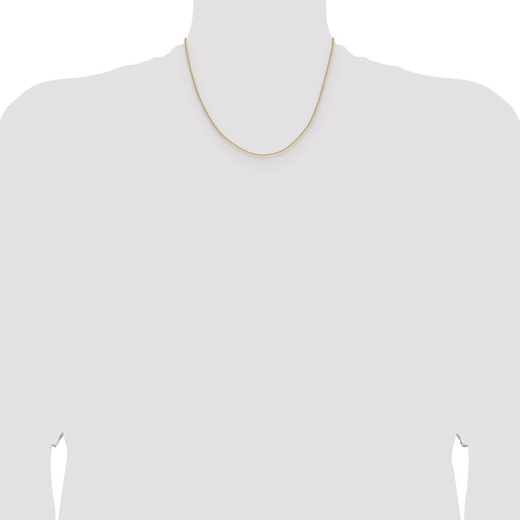 14k 1.5mm Cable Chain