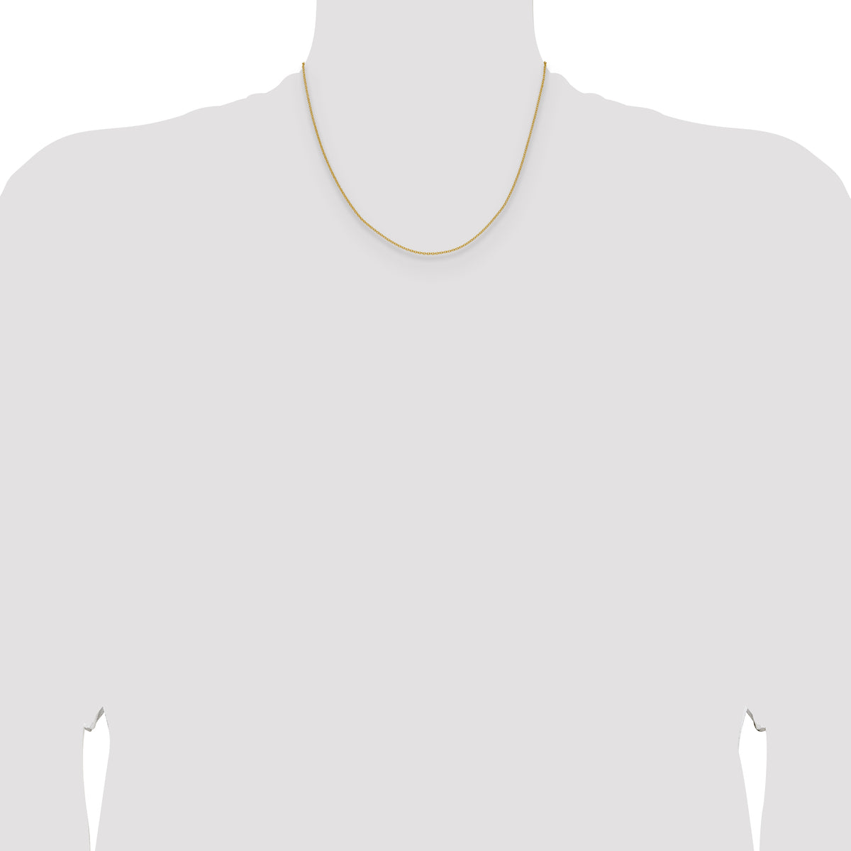 14k 1.5mm Cable Chain