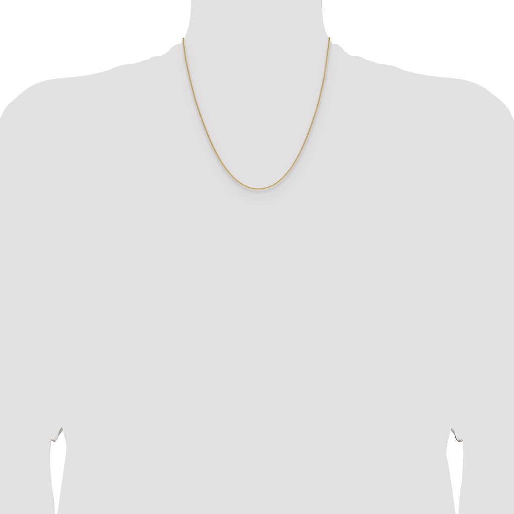 14k 1.5mm Cable Chain