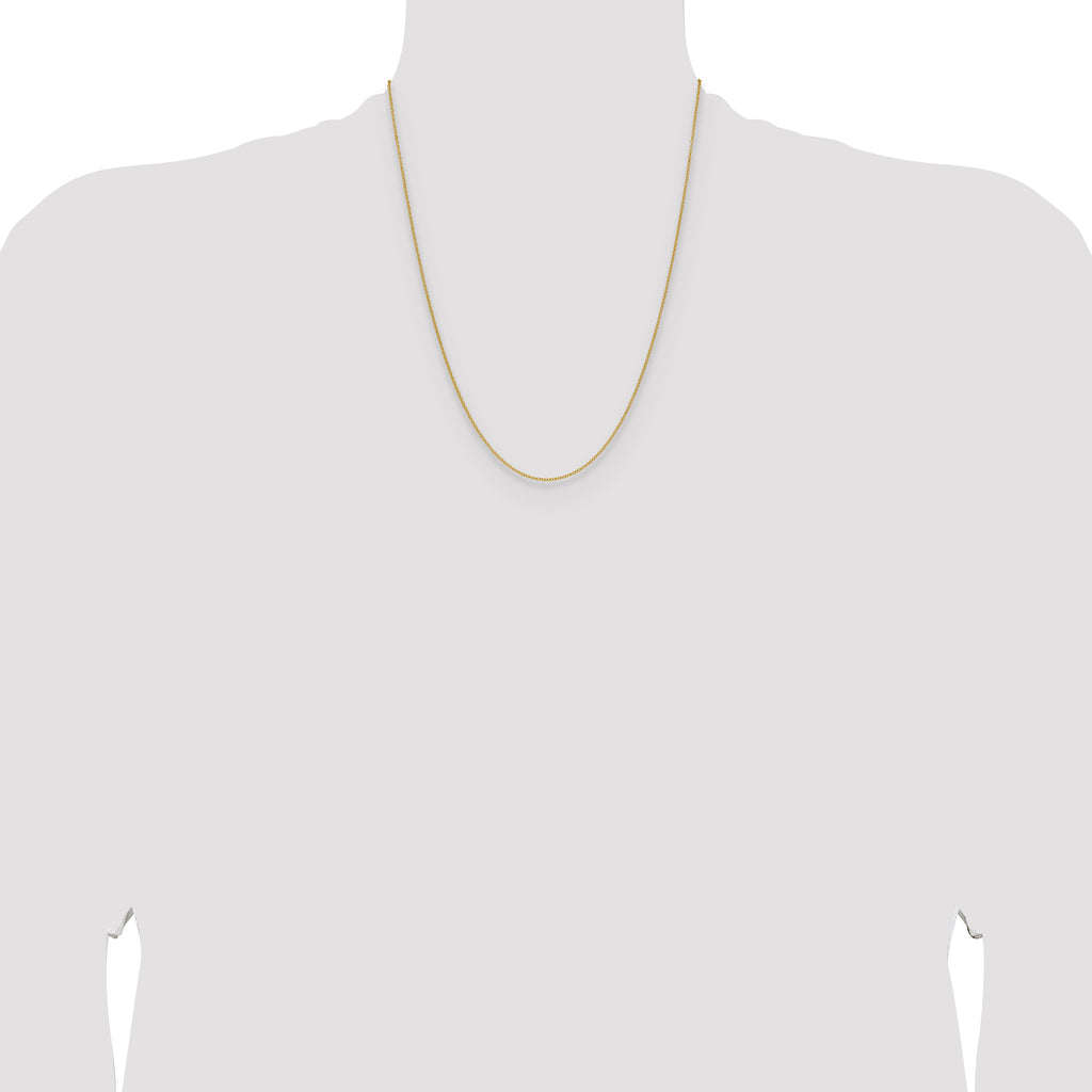 14k 1.5mm Cable Chain