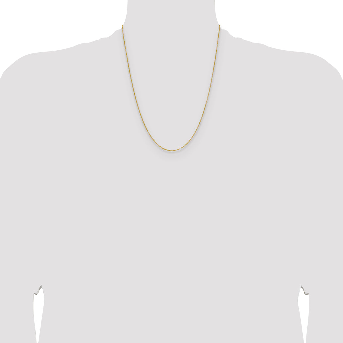 14k 1.5mm Cable Chain