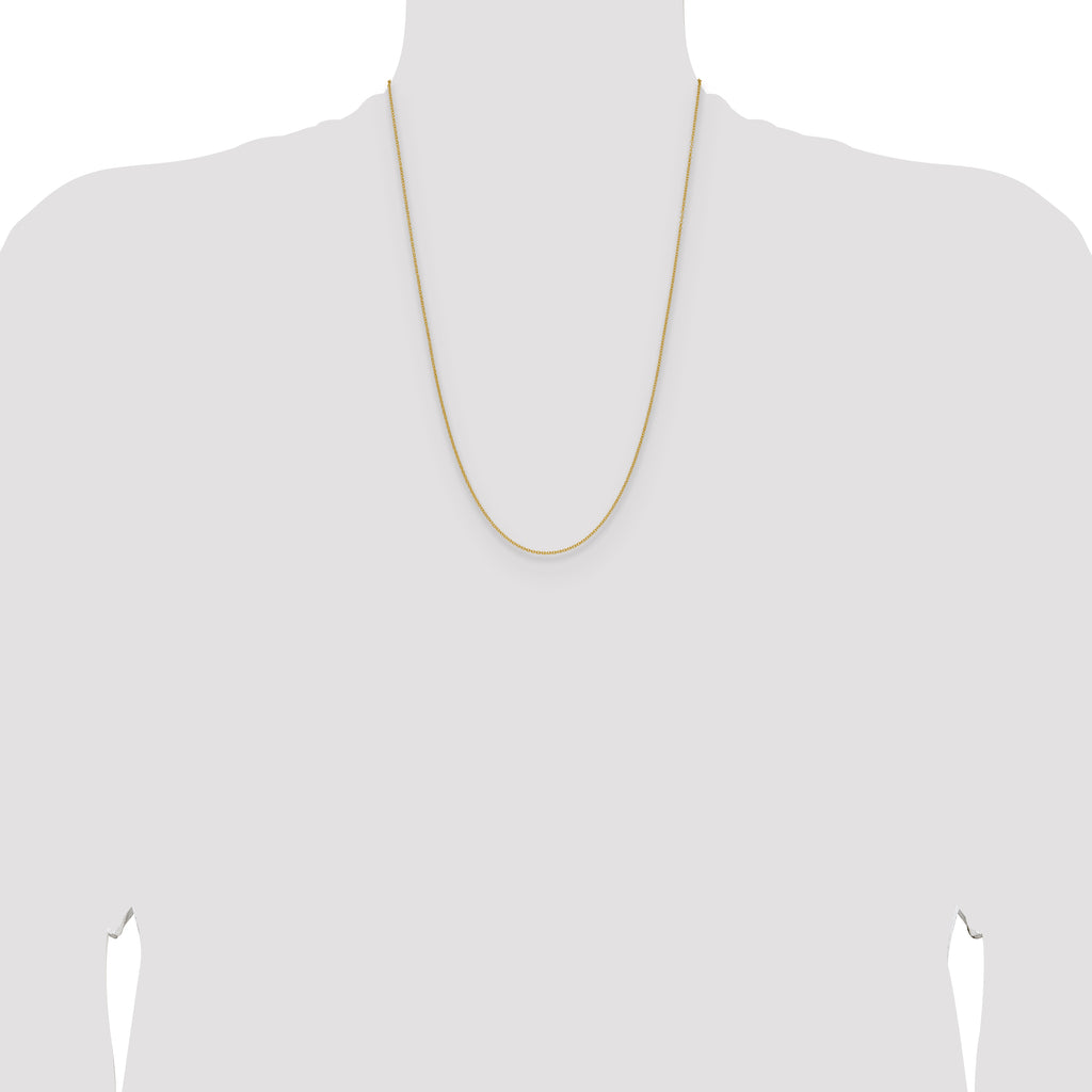 14k 1.5mm Cable Chain
