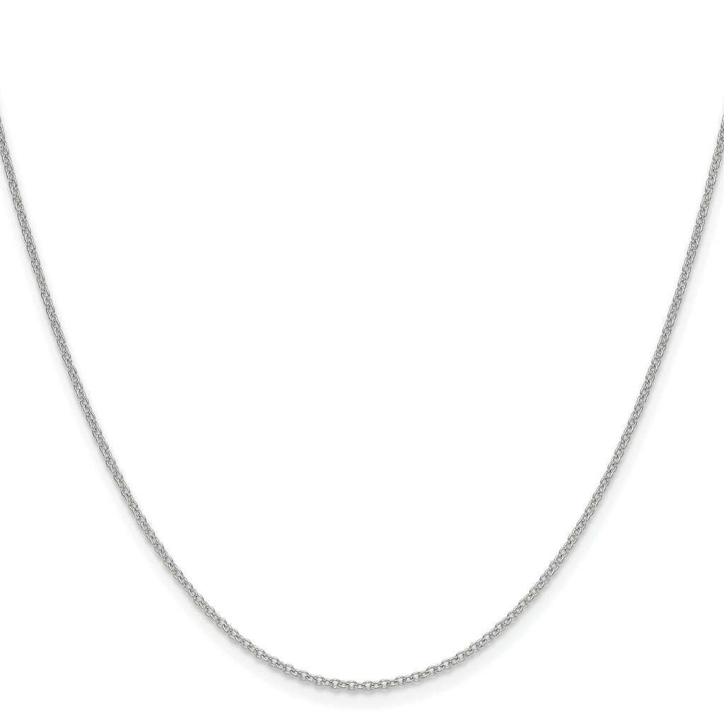 14k White Gold 1.5mm Cable Chain