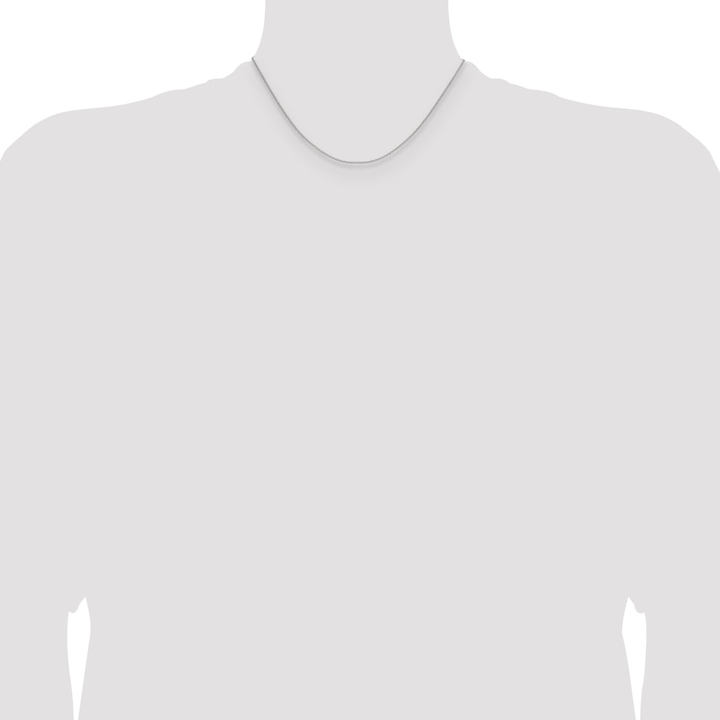 14k White Gold 1.5mm Cable Chain