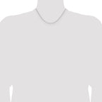 14k White Gold 1.5mm Cable Chain