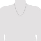 14k White Gold 1.5mm Cable Chain