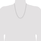 14k White Gold 1.5mm Cable Chain