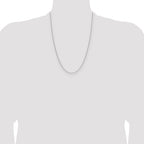 14k White Gold 1.5mm Cable Chain