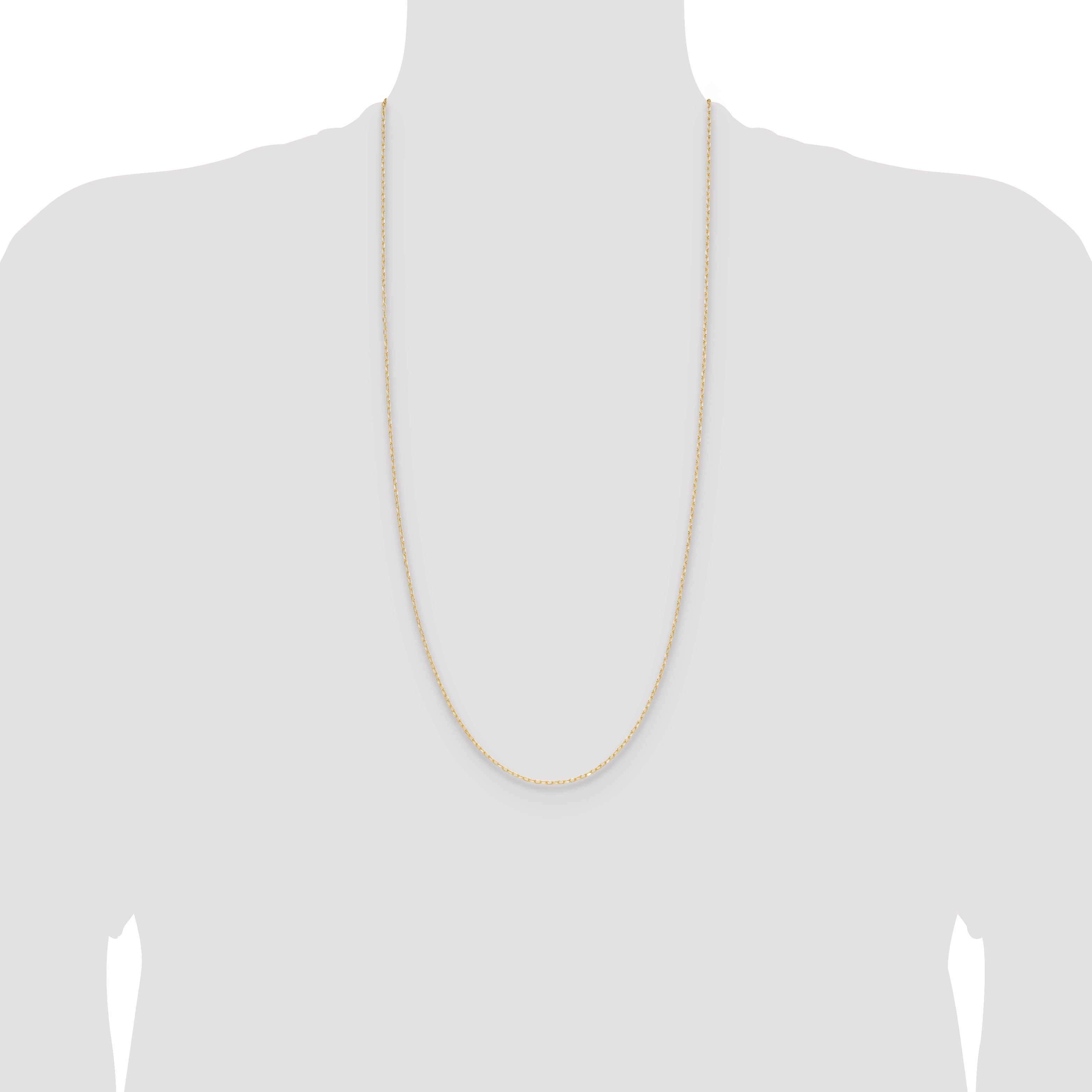 14k .8mm D/C Forzantine Cable Chain