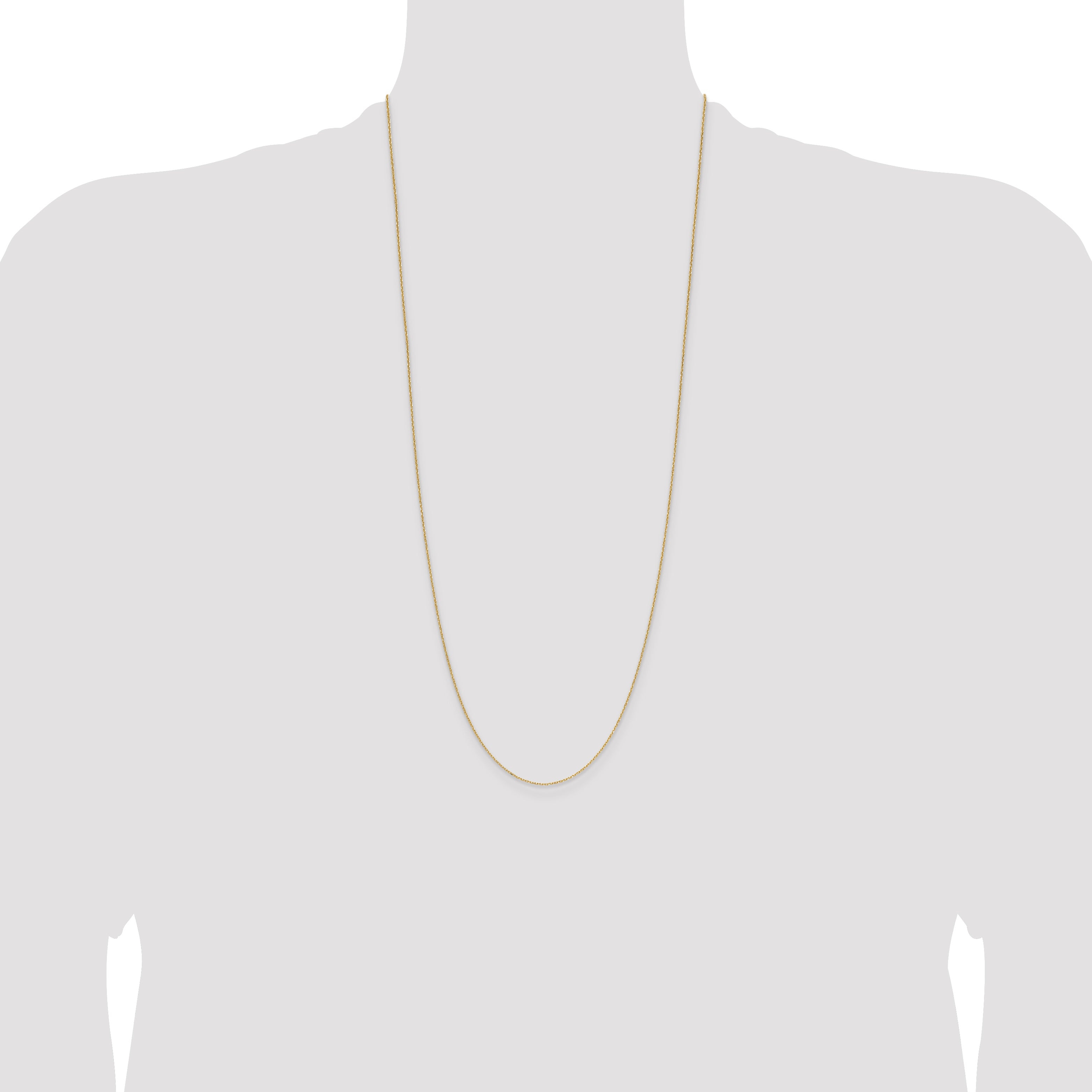 14k 1.0mm D/C Forzantine Cable Chain