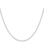 14k White Gold 1.0mm Diamond-Cut Forzantine Cable Chain