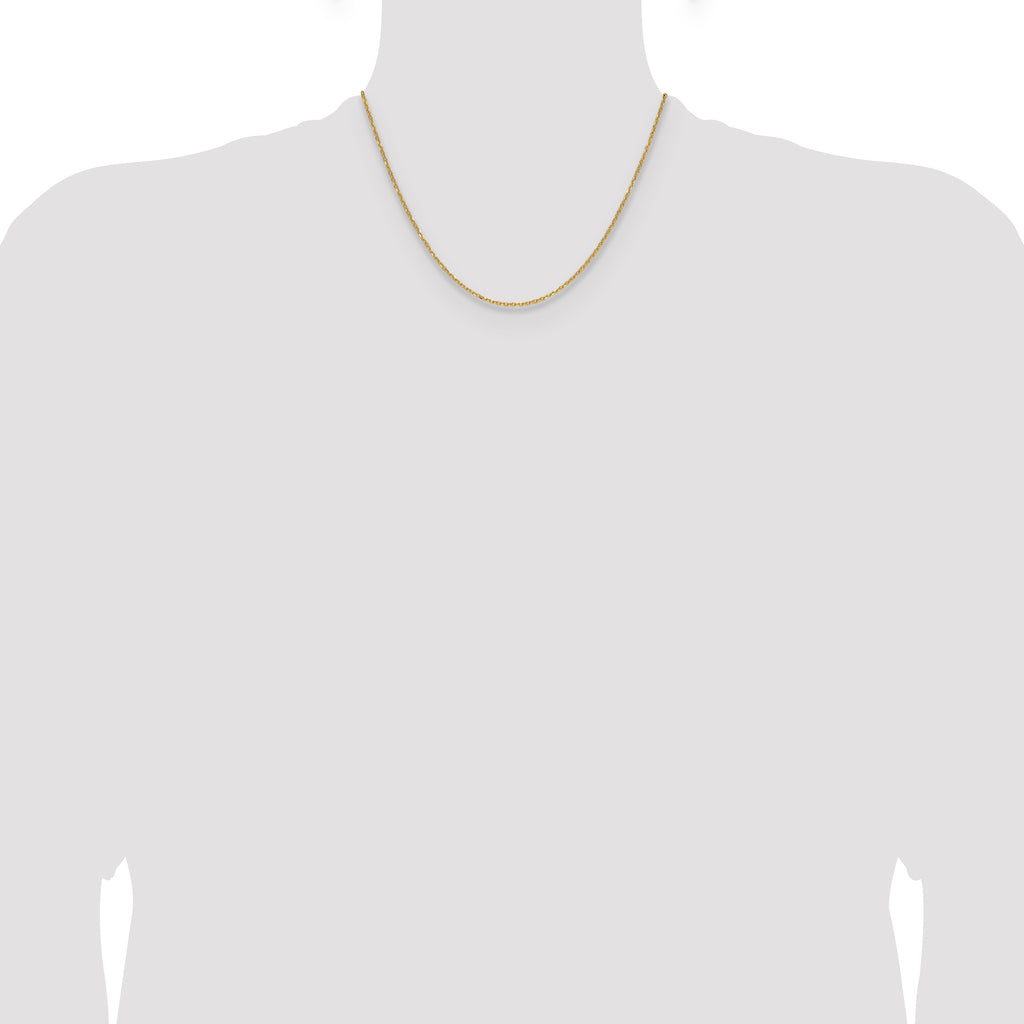 14k 1.4mm D/C Forzantine Cable Chain