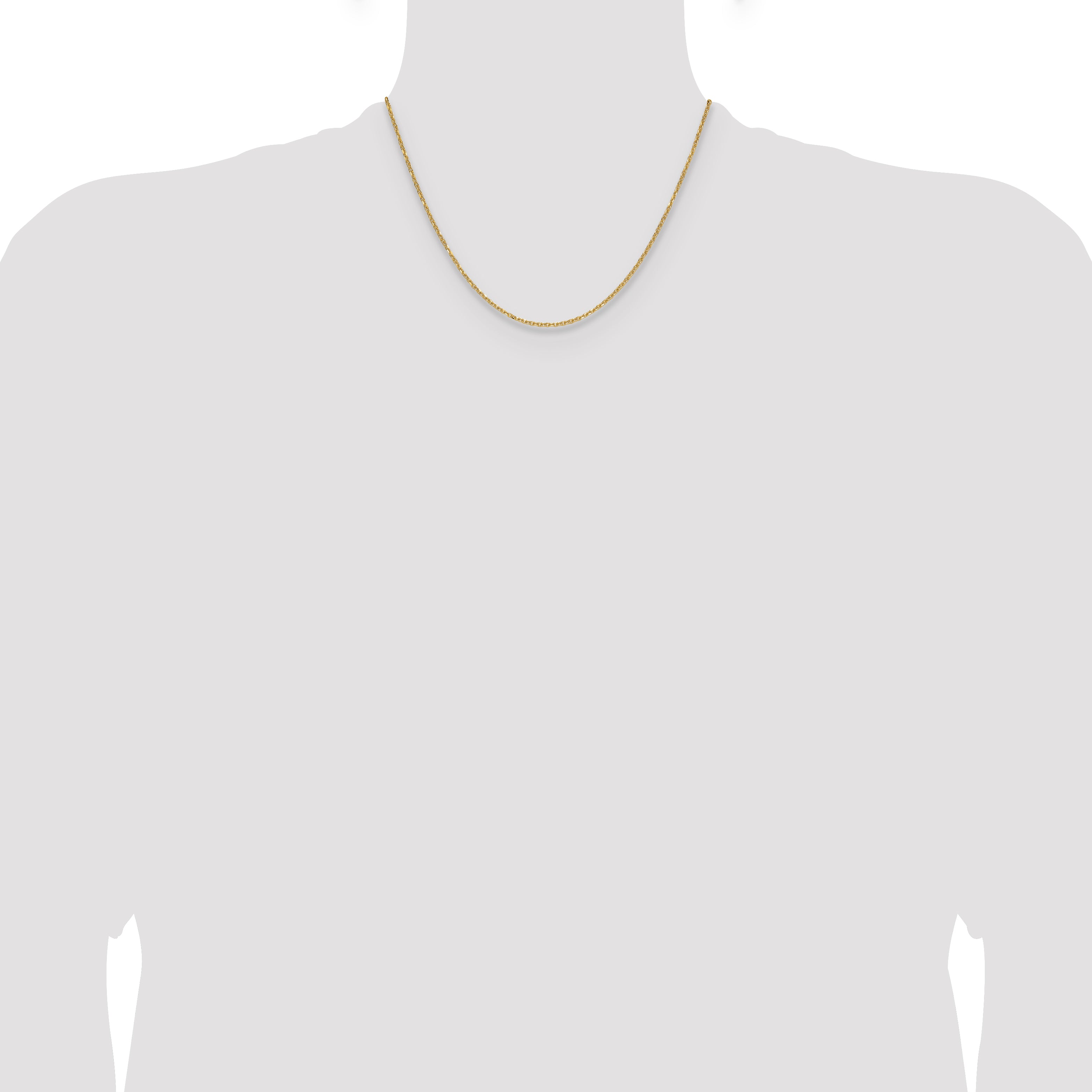 14k 1.4mm D/C Forzantine Cable Chain