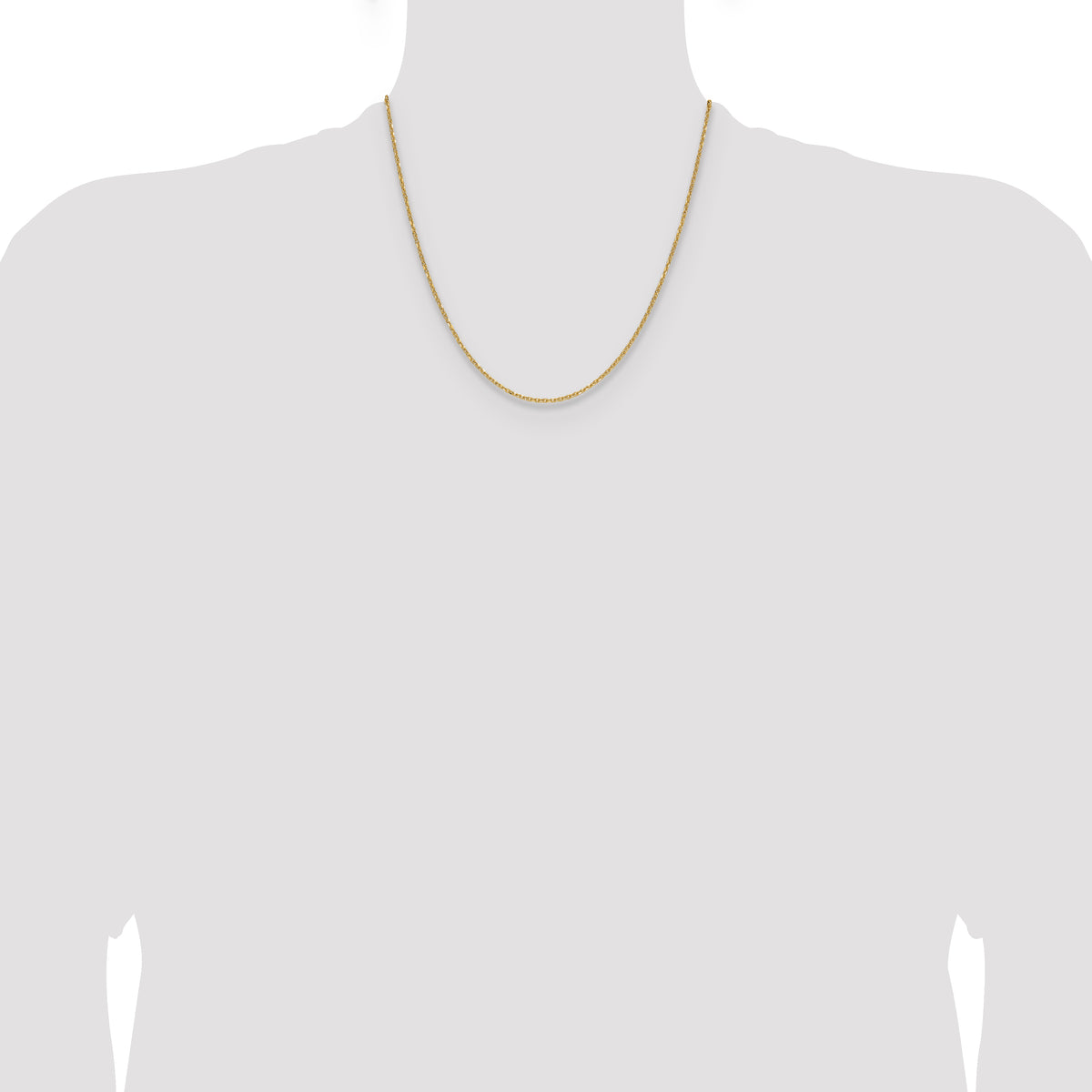 14k 1.4mm D/C Forzantine Cable Chain