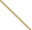 14k 1.4mm Diamond-Cut Forzantine Cable Chain