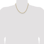 14k 3.90mm D/C French Link Chain