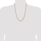 14k 3.90mm D/C French Link Chain