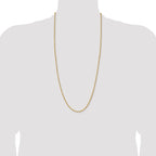 14k 3.90mm D/C French Link Chain