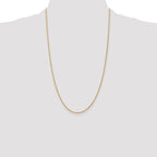 14K 26 inch 1.3 Heavy Baby Rope with Lobster Clasp Chain