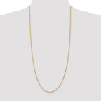 14K 30 inch 1.3 Heavy Baby Rope with Lobster Clasp Chain