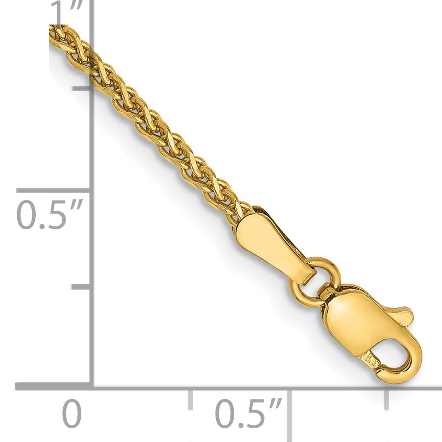 Diamond-Cut Spiga Chain in 14K Yellow Gold Secondary image
