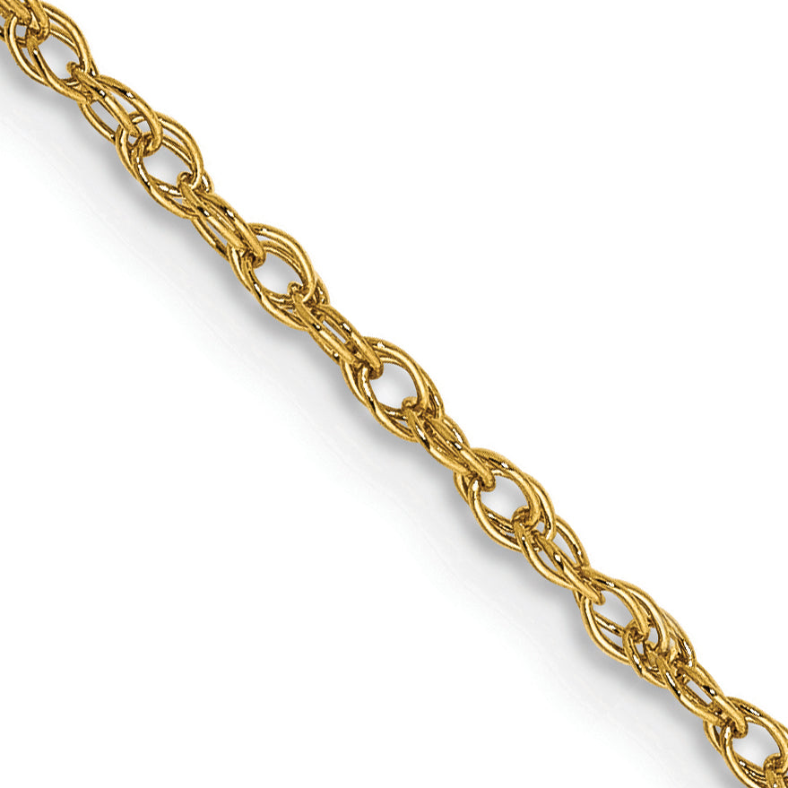 14K 30 inch 1.3 Heavy Baby Rope with Lobster Clasp Chain Main image
