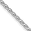 14K White Gold 7 inch 2.25mm Parisian Wheat with Lobster Clasp Bracelet - Sophia Jewelers