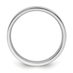 Platinum 4mm Polished Flat Wedding Band